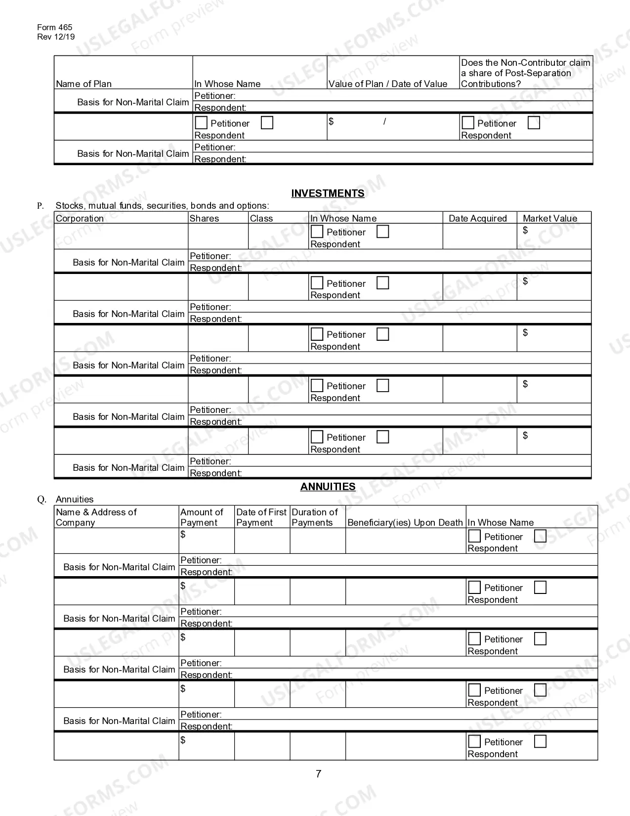 Preview Ancillary Financial Disclosure Report