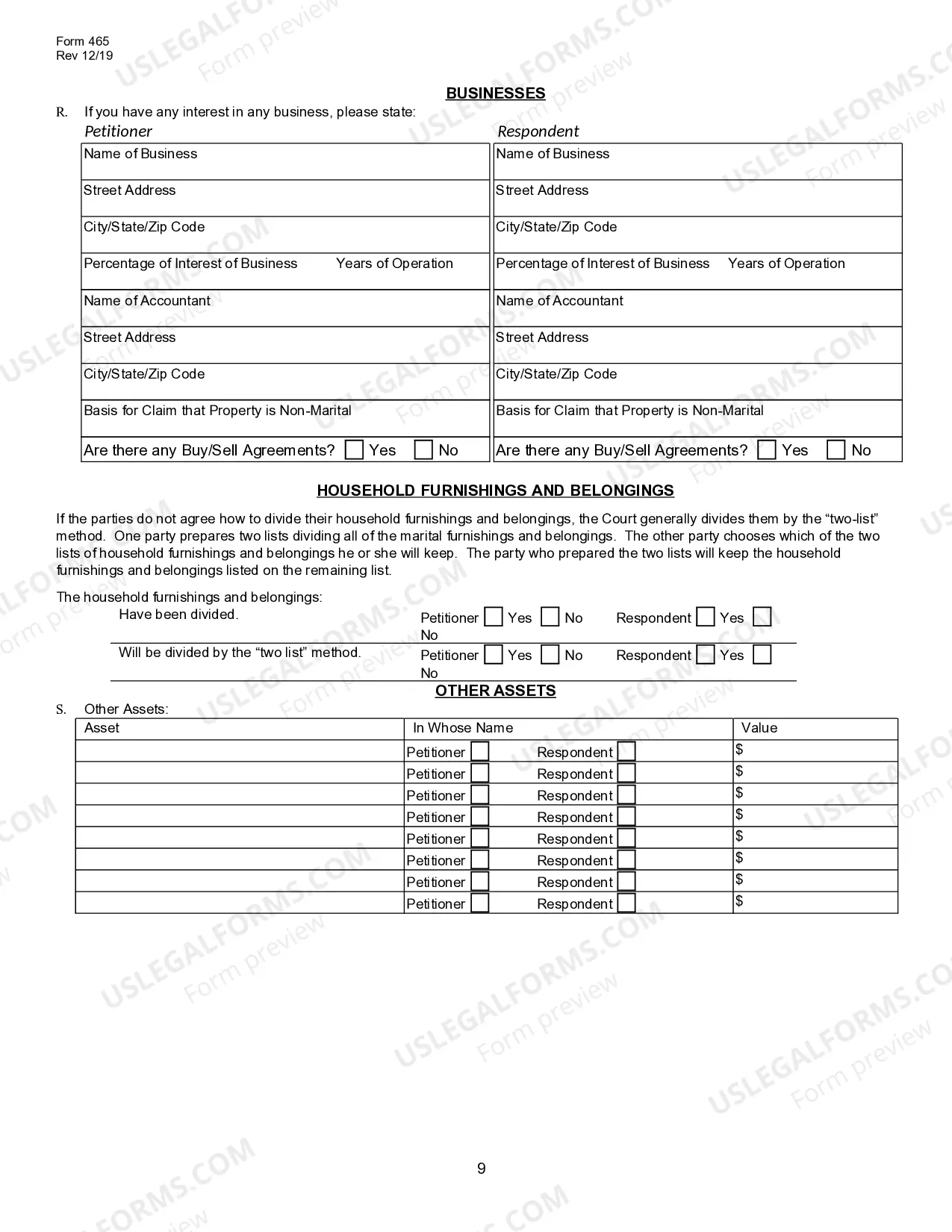 Preview Ancillary Financial Disclosure Report