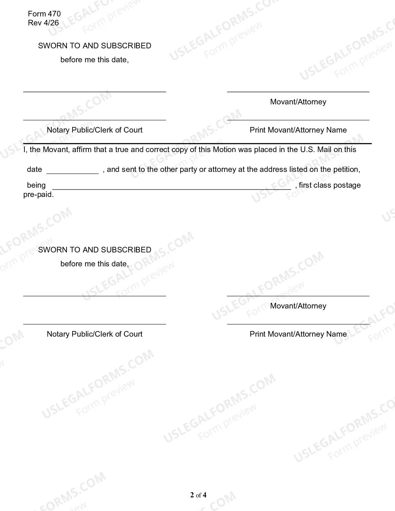 Preview Motion for Confidential Address