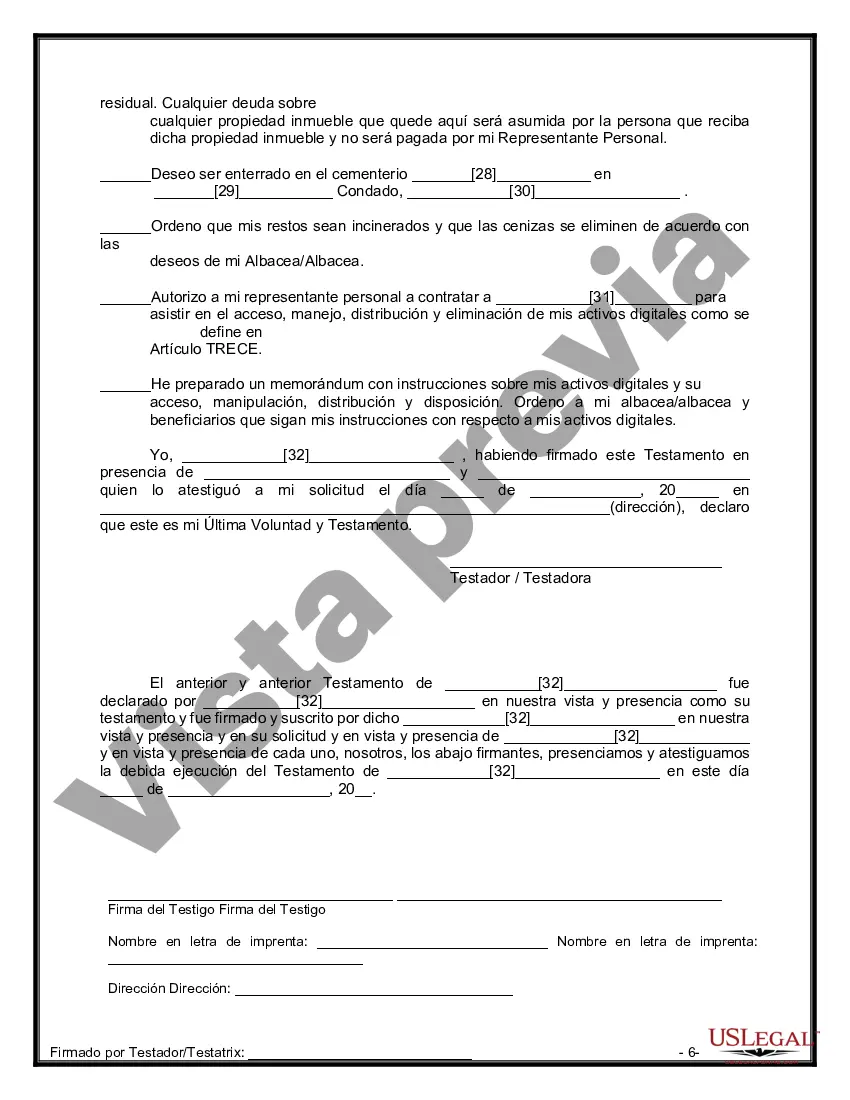 Preview Testamentos mutuos que contienen última voluntad y testamentos para personas solteras que viven juntas sin hijos