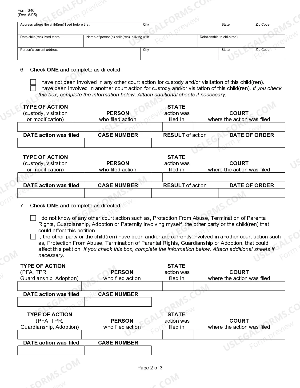 Preview Custody Separate Statement, In compliance with 13 Del.C. 1909
