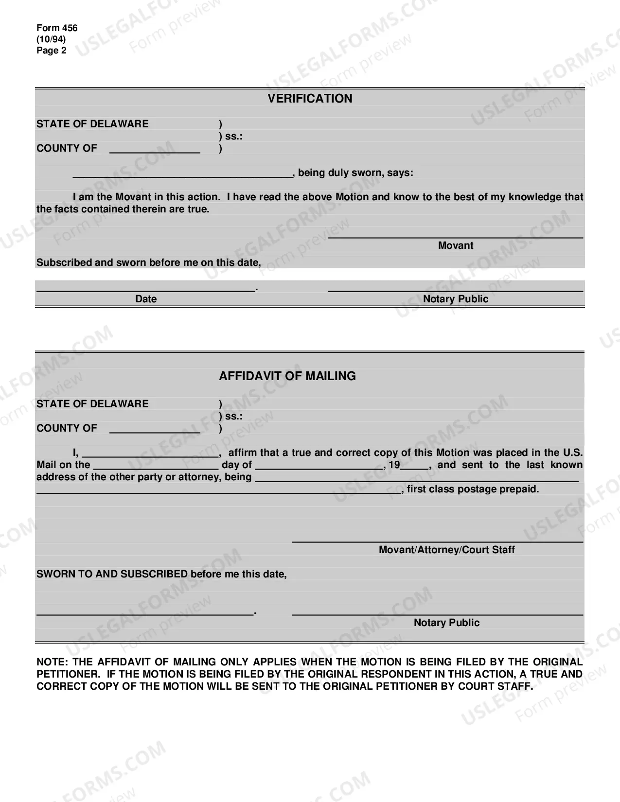 Preview Motion to Modify, Extend or Rescind Order of Protection from Abuse