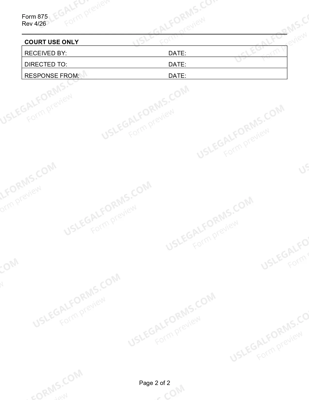 Preview Complaint Form