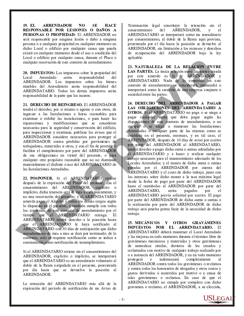 Preview Arrendamiento de edificio o espacio comercial
