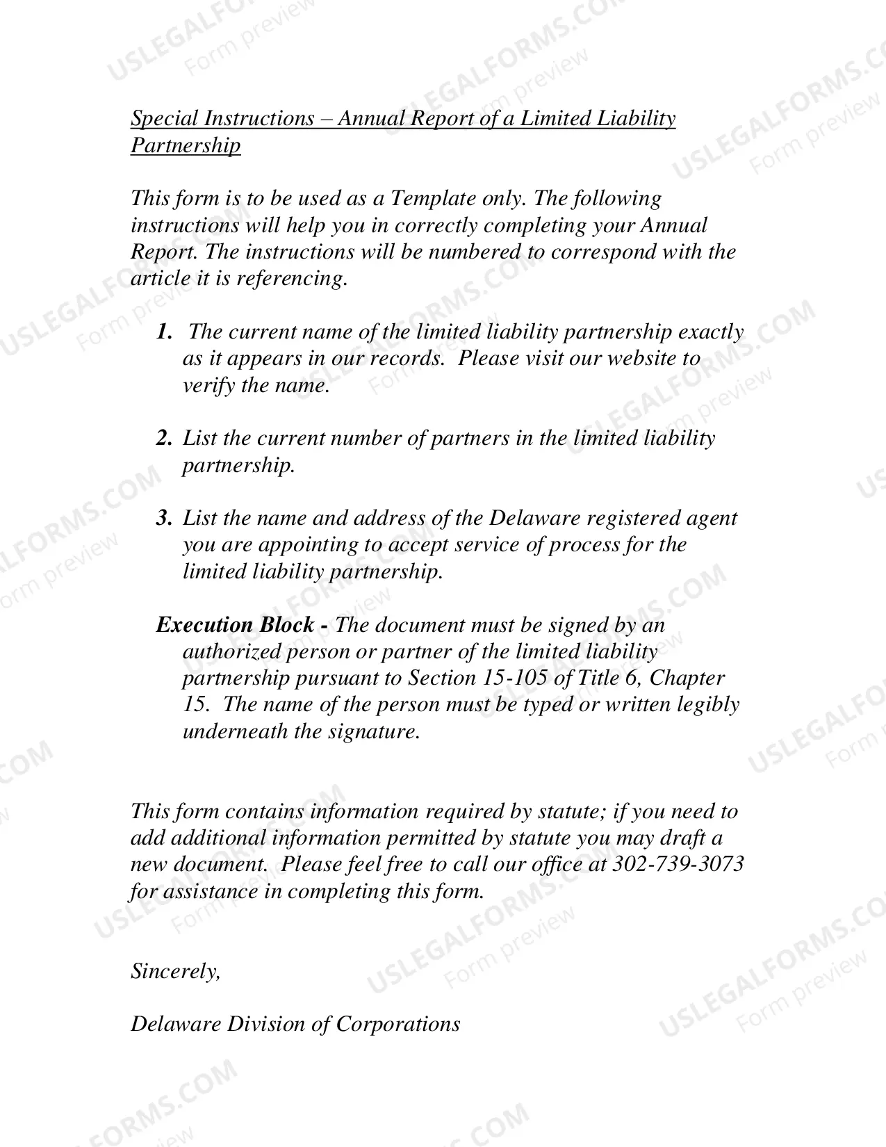 Preview Limited Liability Partnership Annual Report