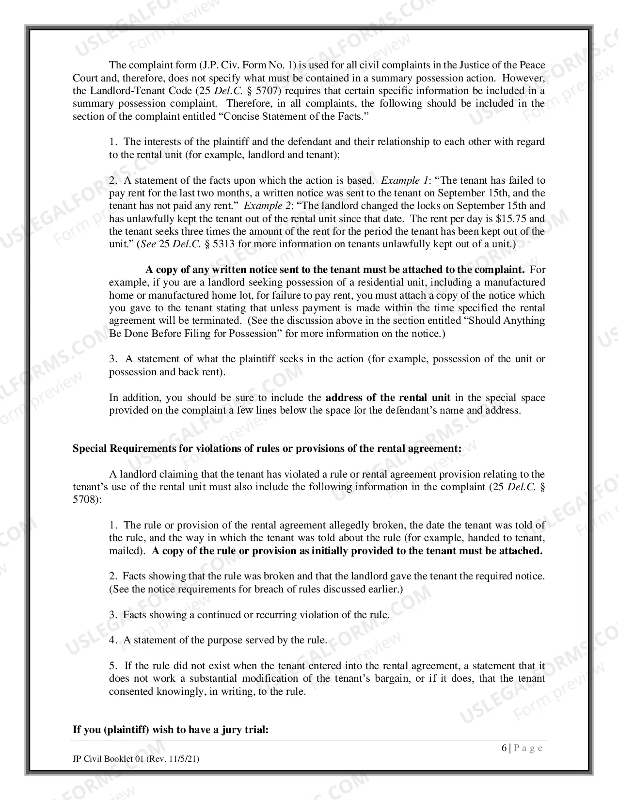 Preview How to File and Defend a Summary Possession Action
