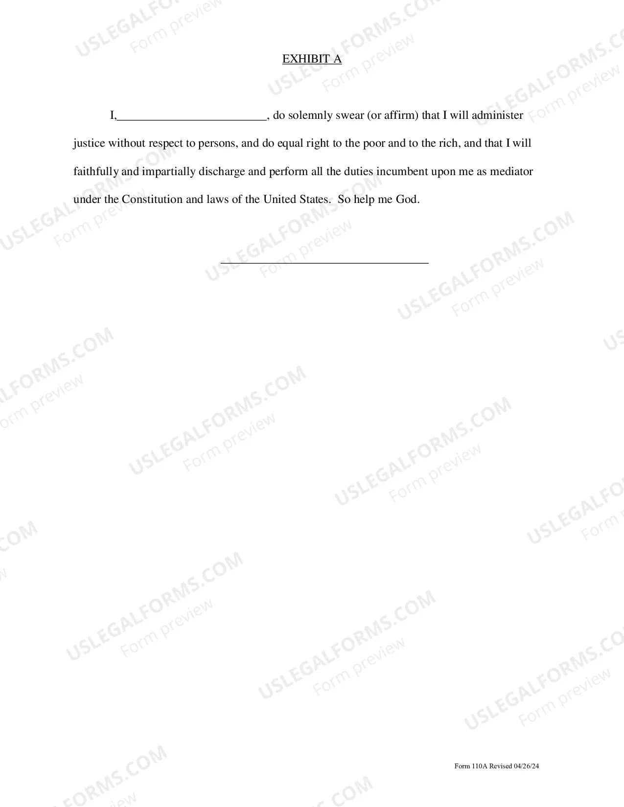Preview Application for Mediation or Voluntary Arbitration