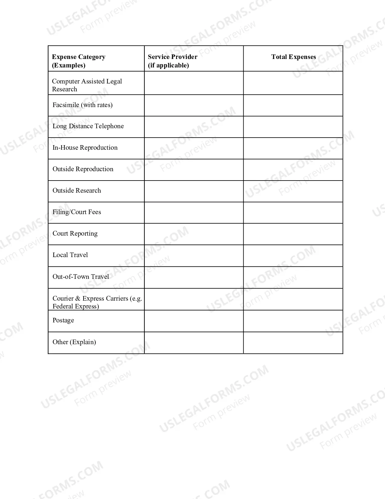 Preview Fee Application Cover Sheet