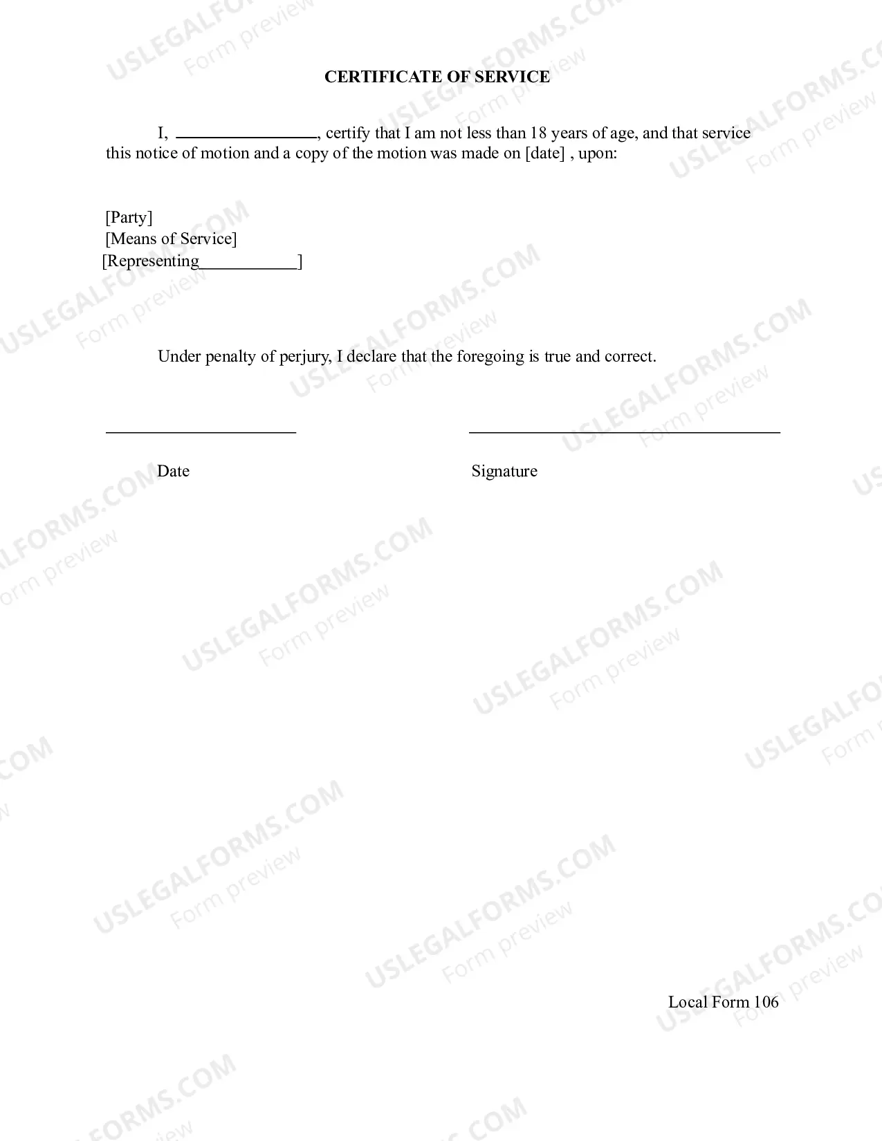 Preview Notice of Motion