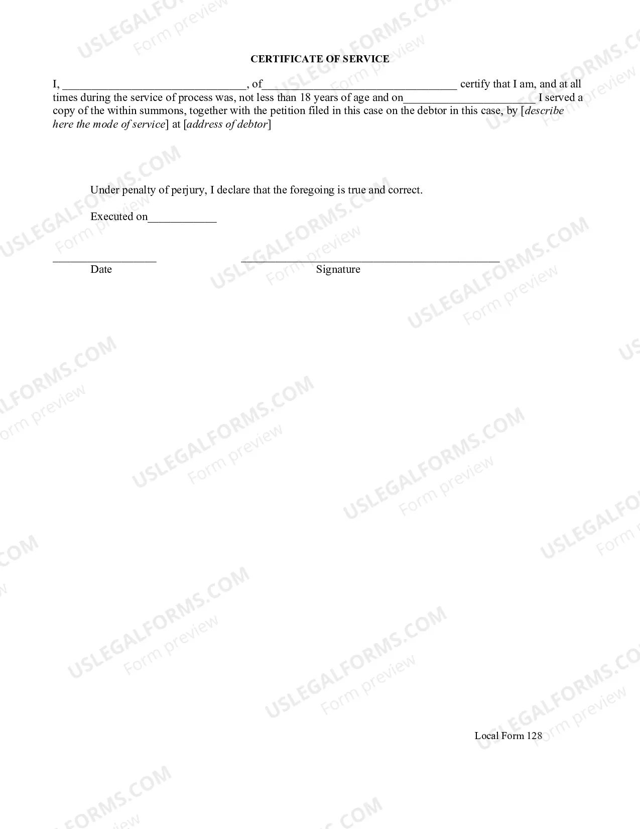 Preview Summons In Section 304 Ancillary Proceeding