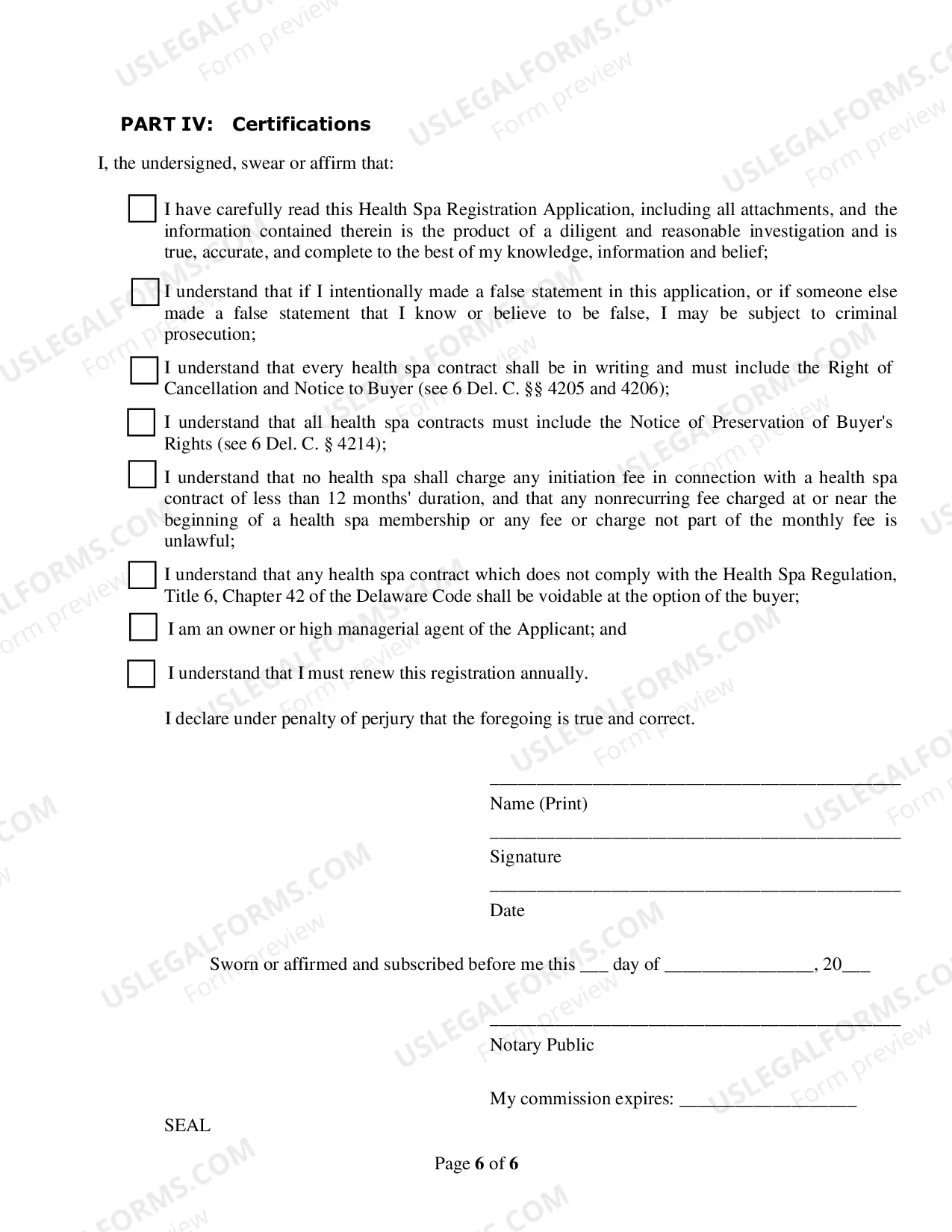Preview Health Spa Application