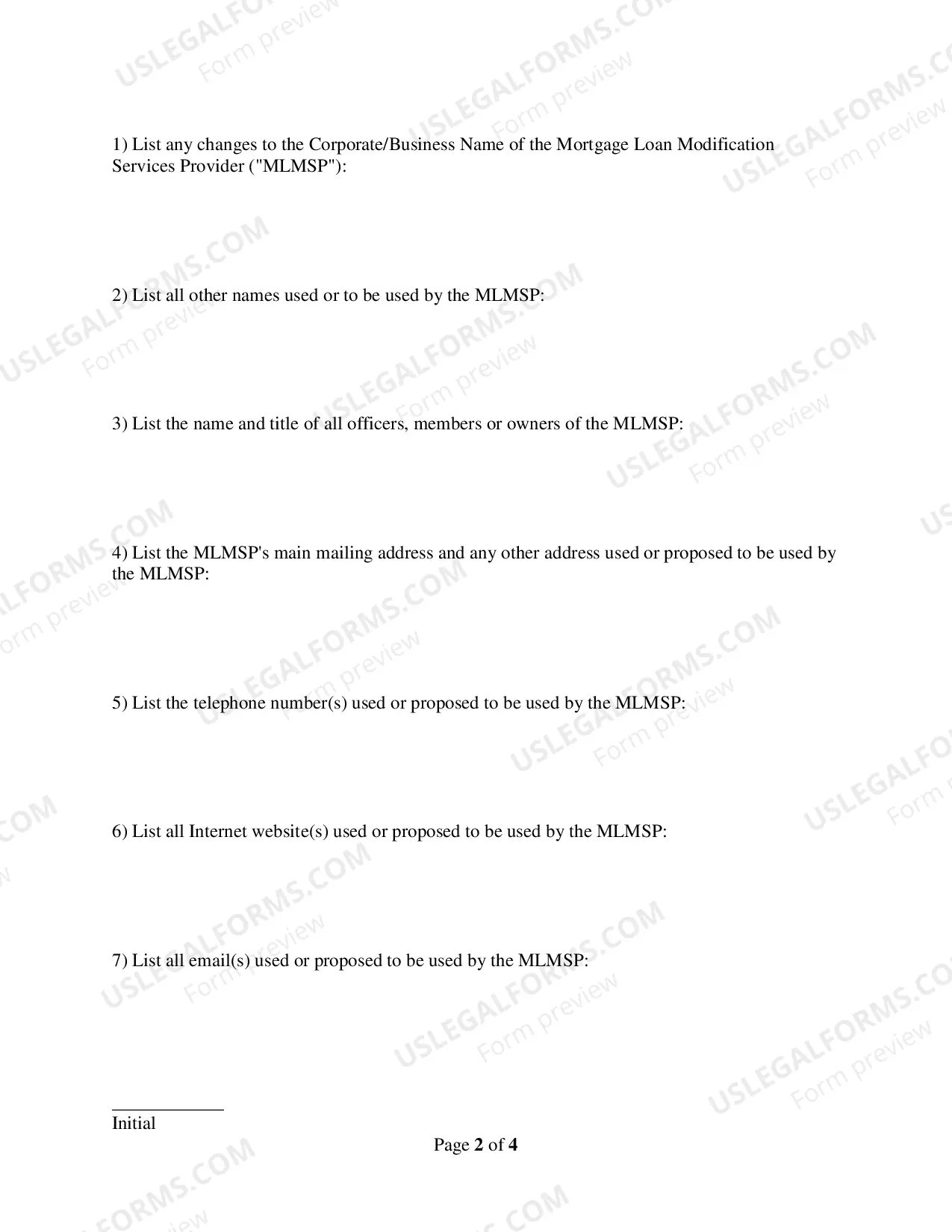 Preview Provider Renewal Application