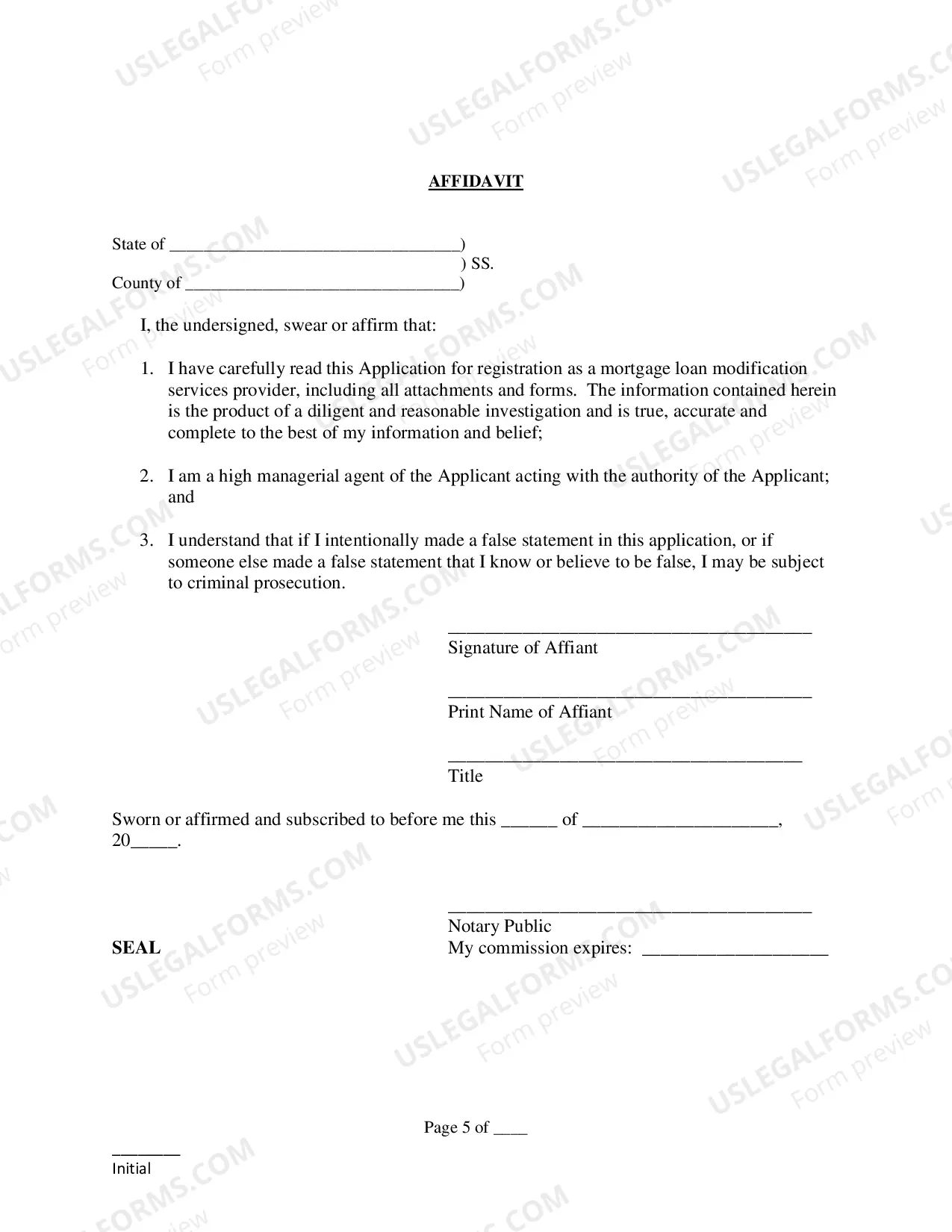 Preview Provider Registration Application