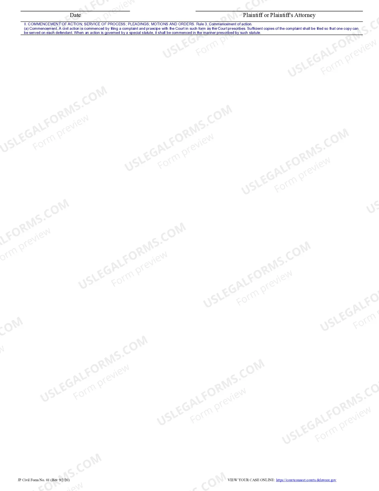 Preview Complaint