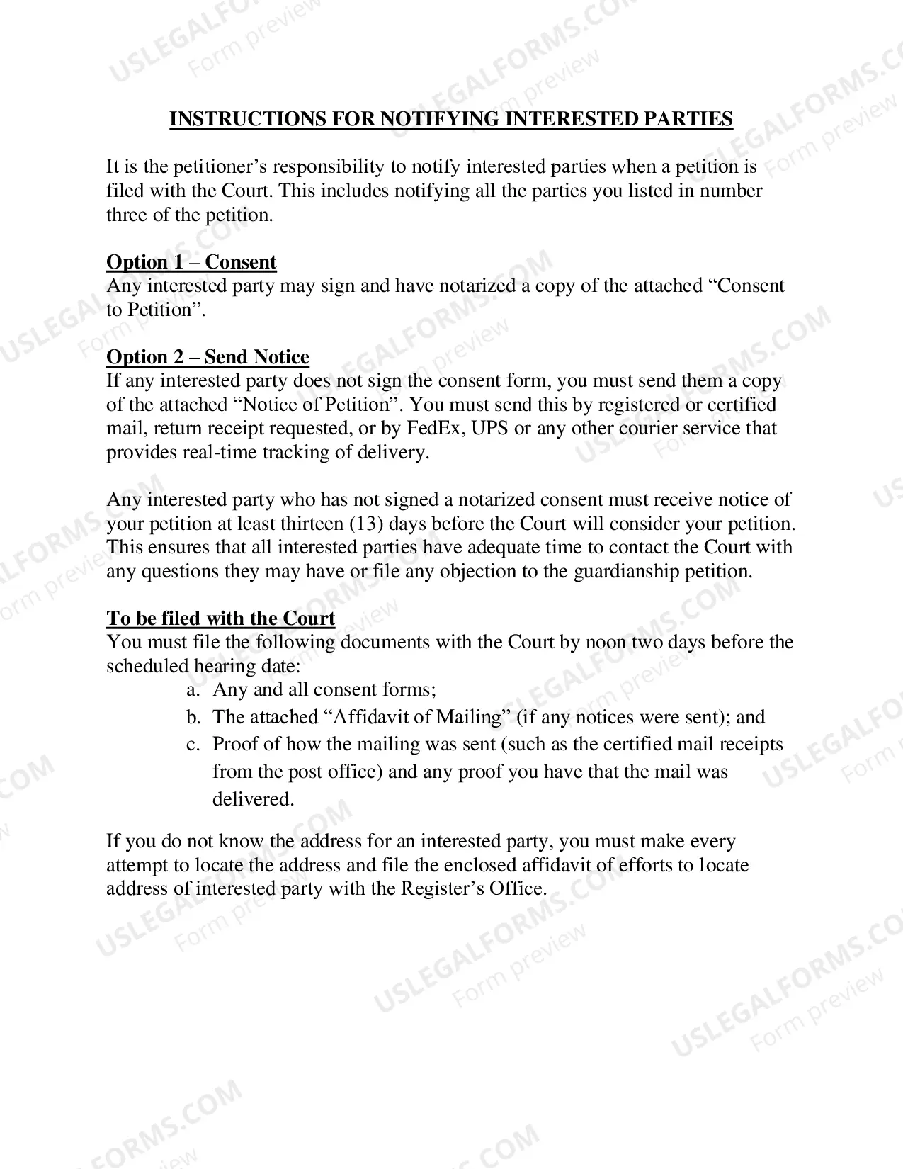 Preview Petition to Appoint Successor Custodian