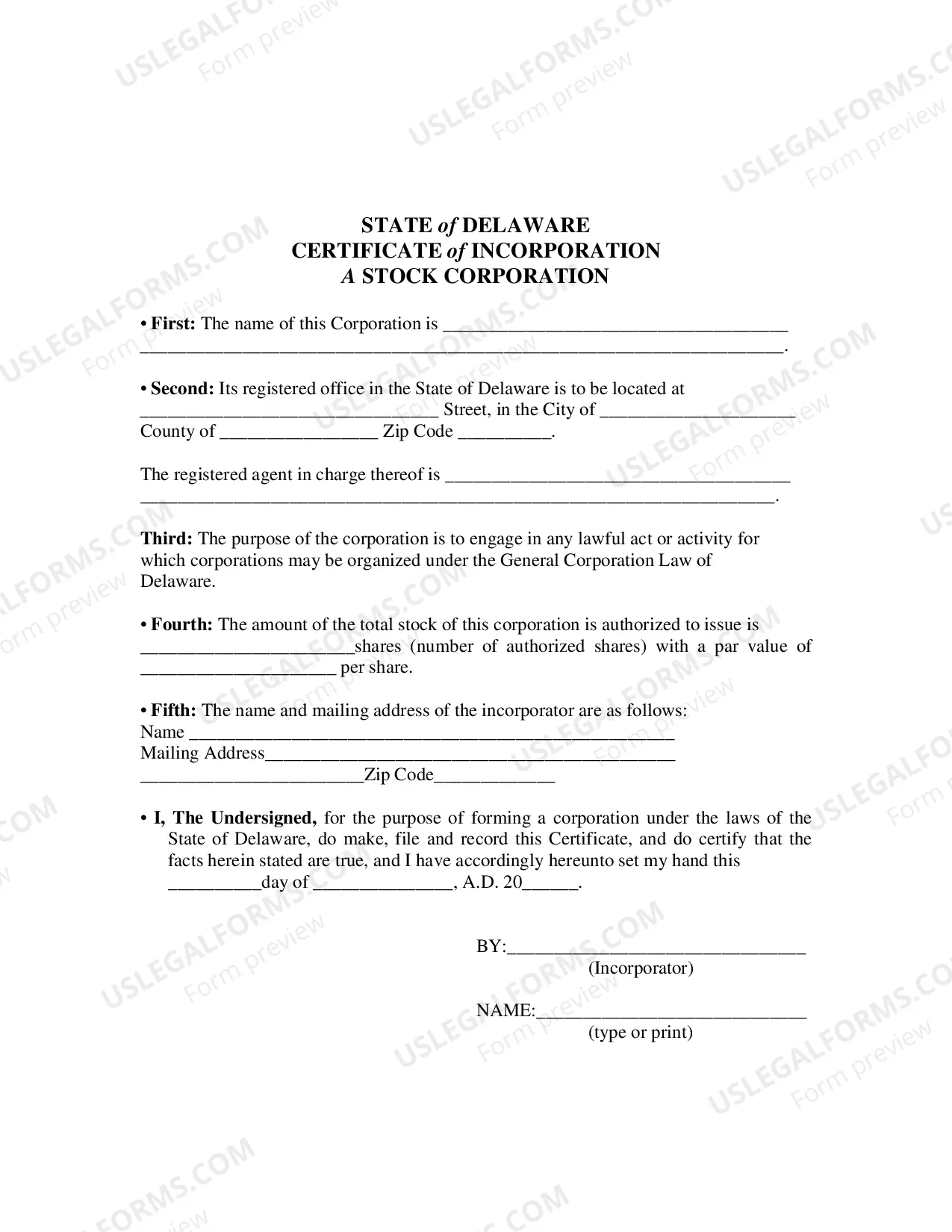 Preview Certificate of Conversion From A Limited Liability Partnership To Corporation