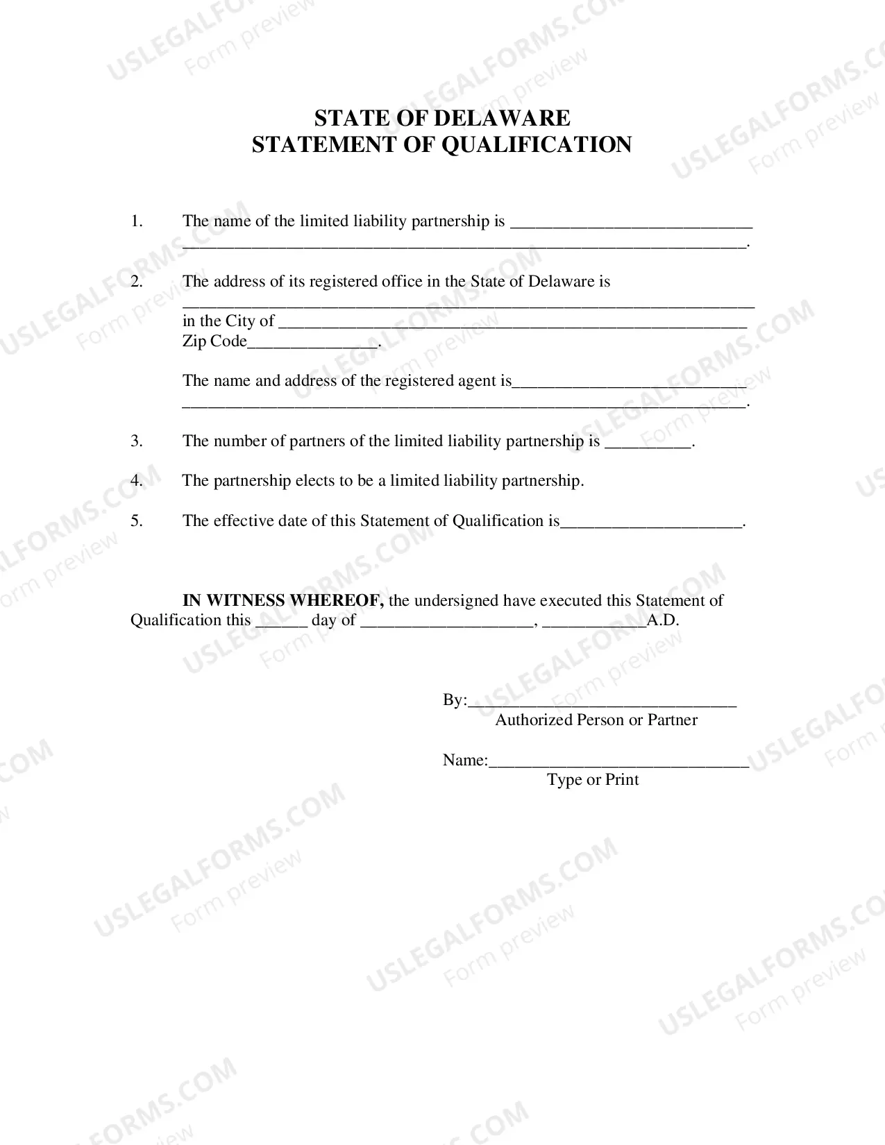 Preview Certificate of Conversion From Limited Liability Company To Limited Liability Partnership