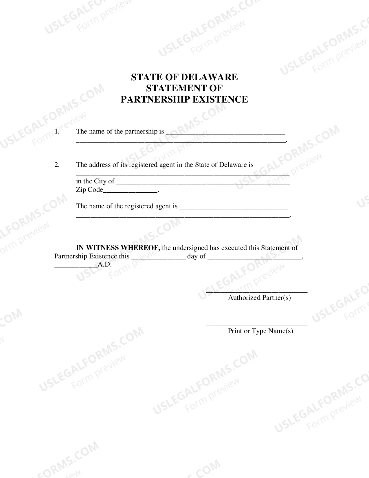 Preview Certificate of Conversion From Non-Delaware Limited Liability Partnership To Delaware Partnership