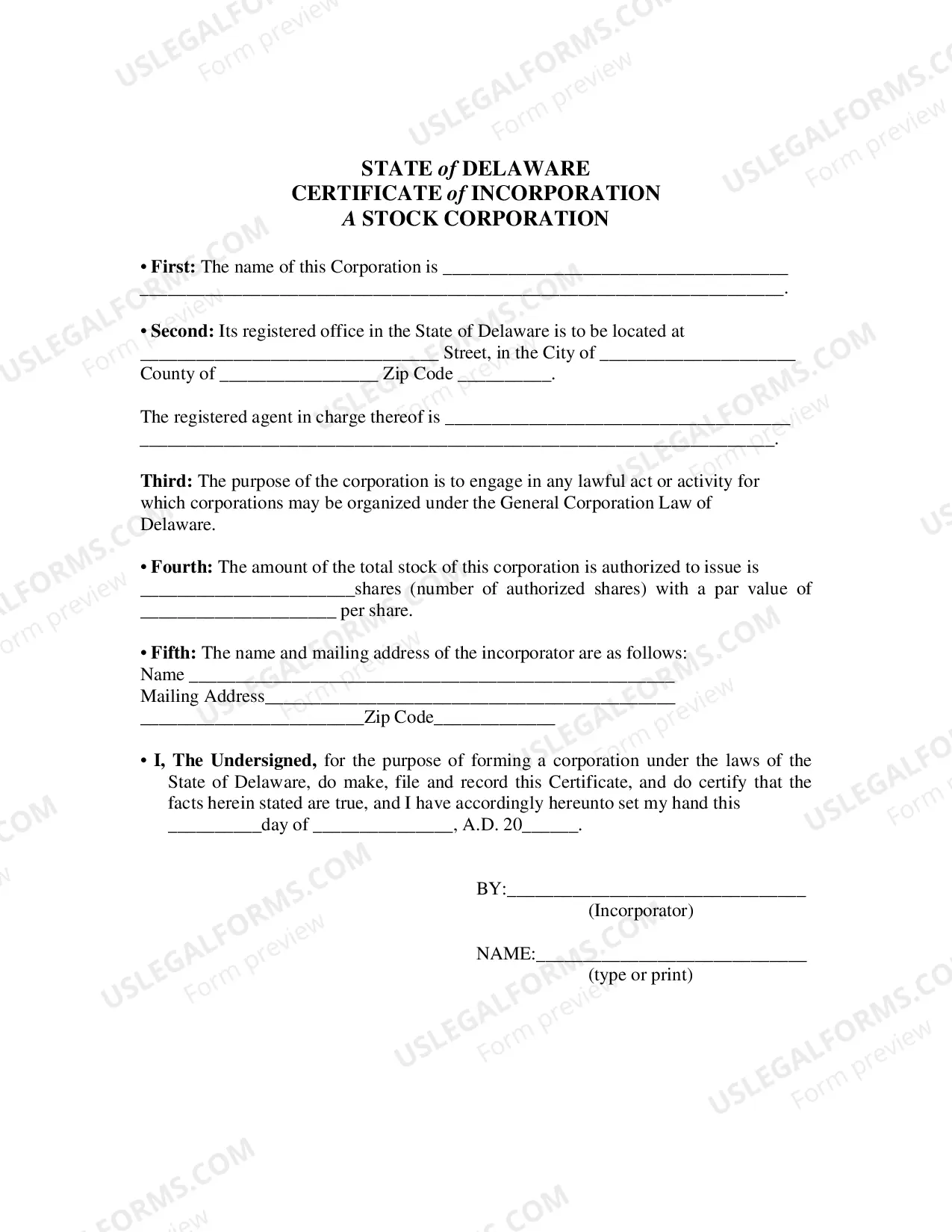 Preview Certificate of Conversion From Partnership To Corporation
