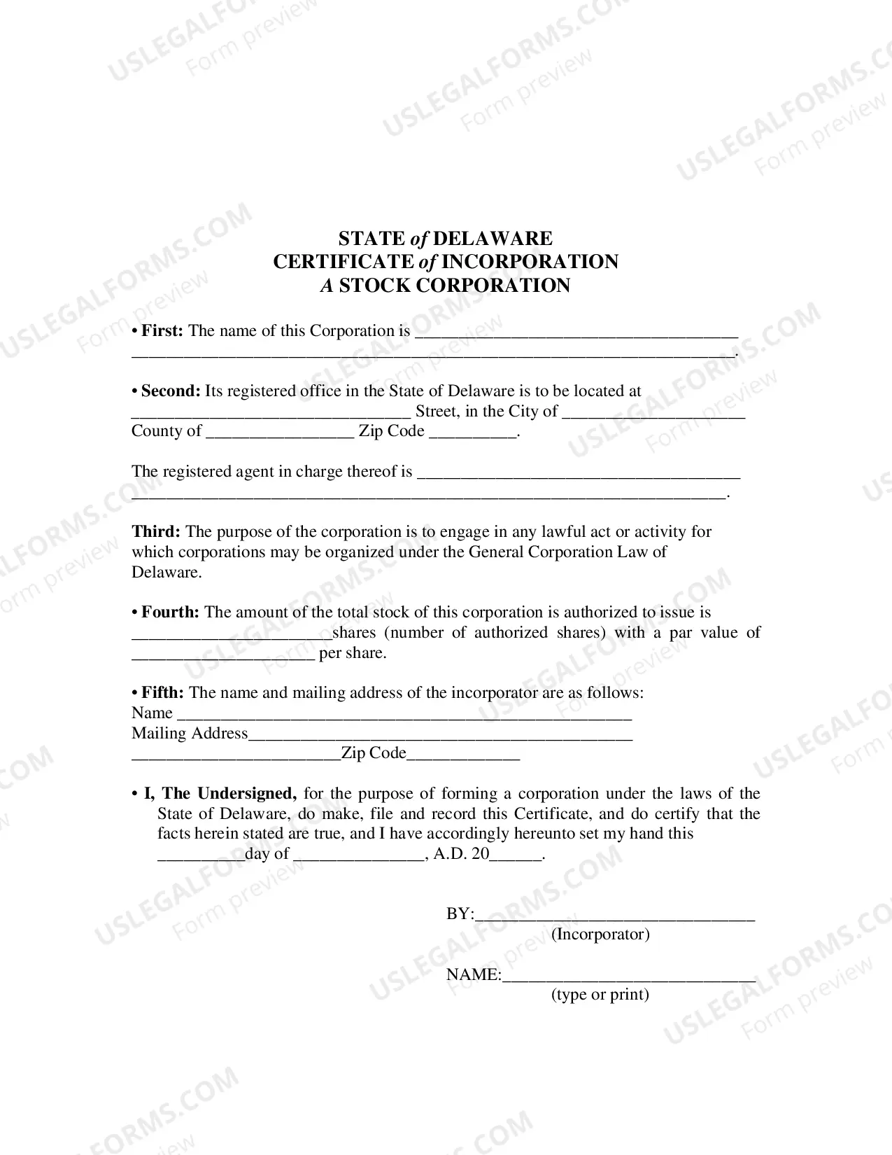 Preview Certificate of Conversion From Statutory Trust To Corporation