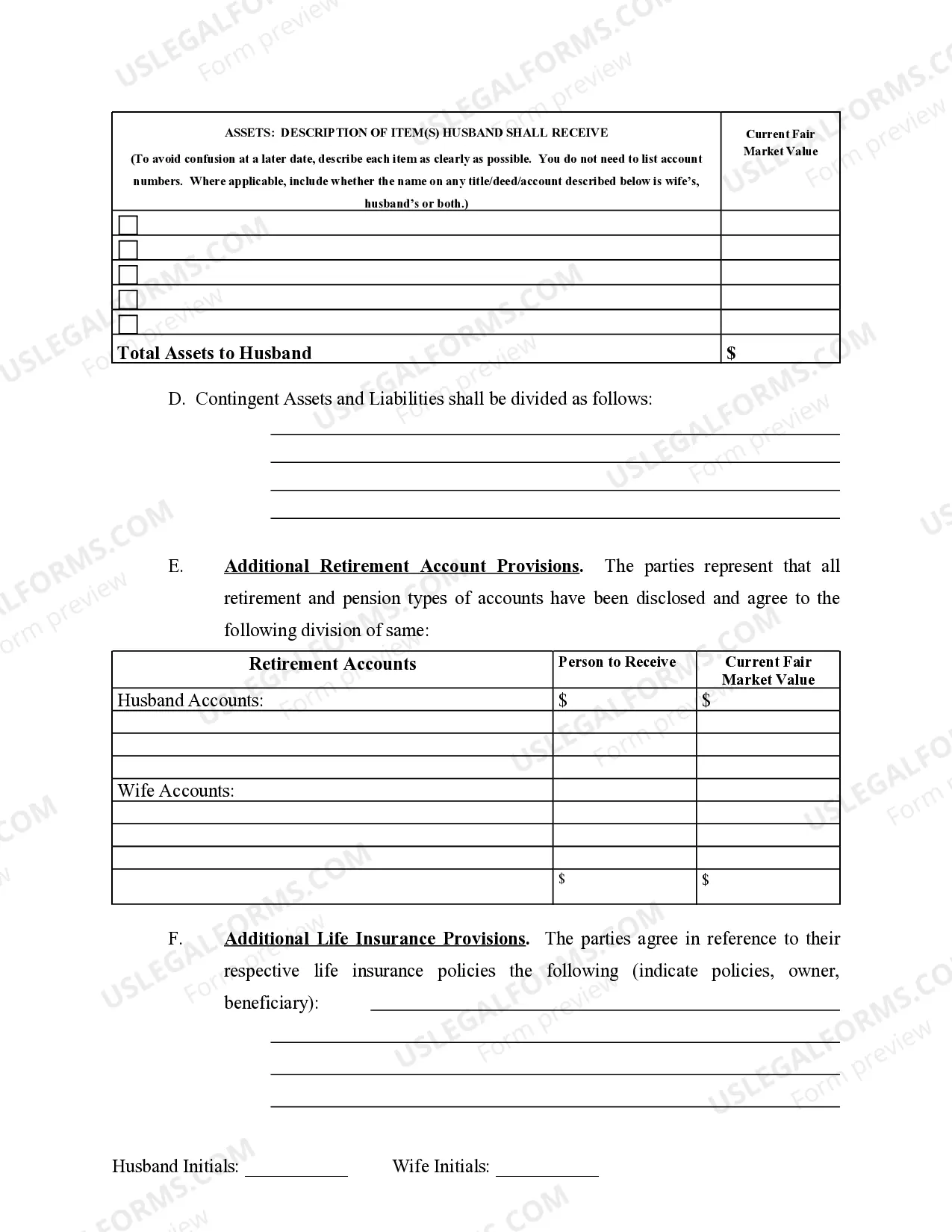 Preview Marital Legal Separation and Property Settlement Agreement Minor Children Parties May have Joint Property or Debts effective Immediately