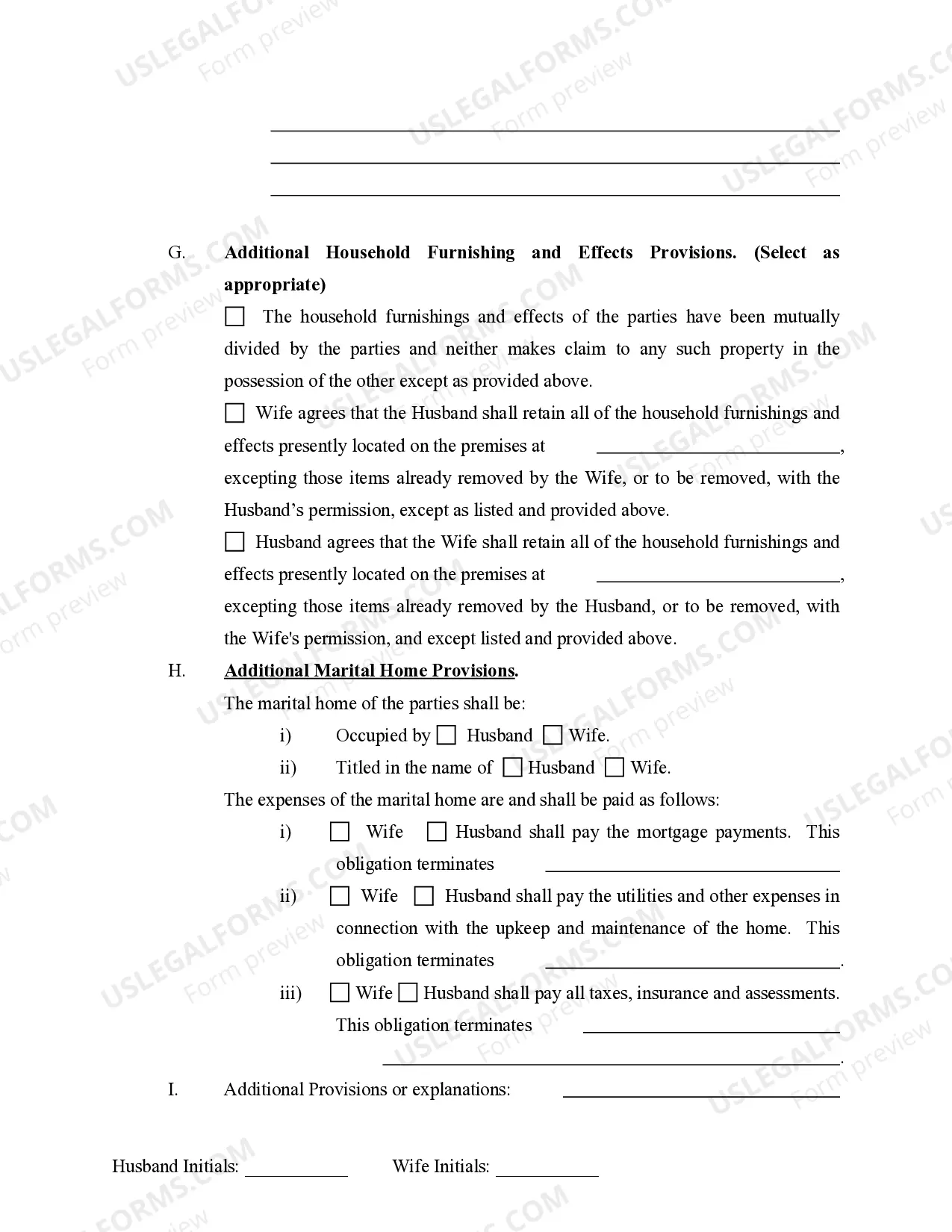Preview Marital Legal Separation and Property Settlement Agreement Minor Children Parties May have Joint Property or Debts effective Immediately