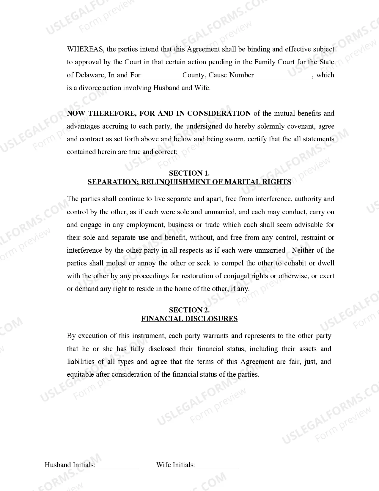 Preview Marital Legal Separation and Property Settlement Agreement Adult Children Parties May have Joint Property or Debts where Divorce Action Filed