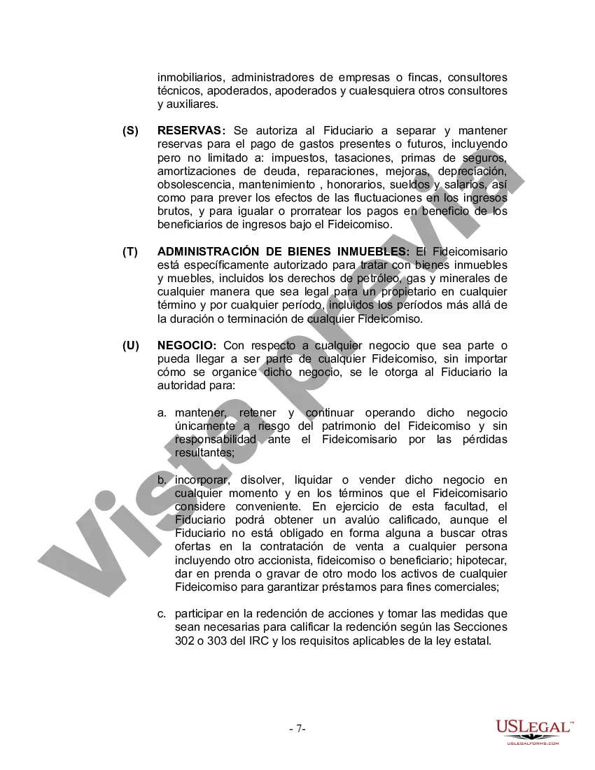 Preview Fideicomiso en vida para esposo y esposa con hijos menores o adultos