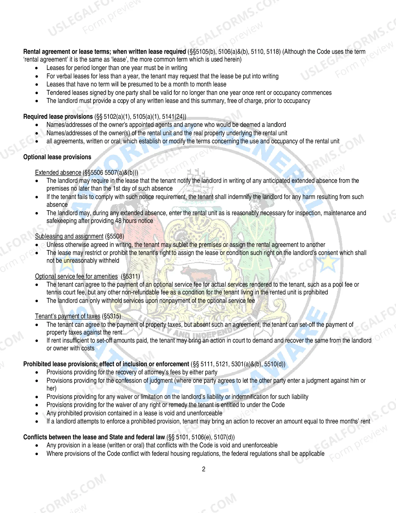 Preview Landlord and Tenant Summary Possession (Eviction) Booklet