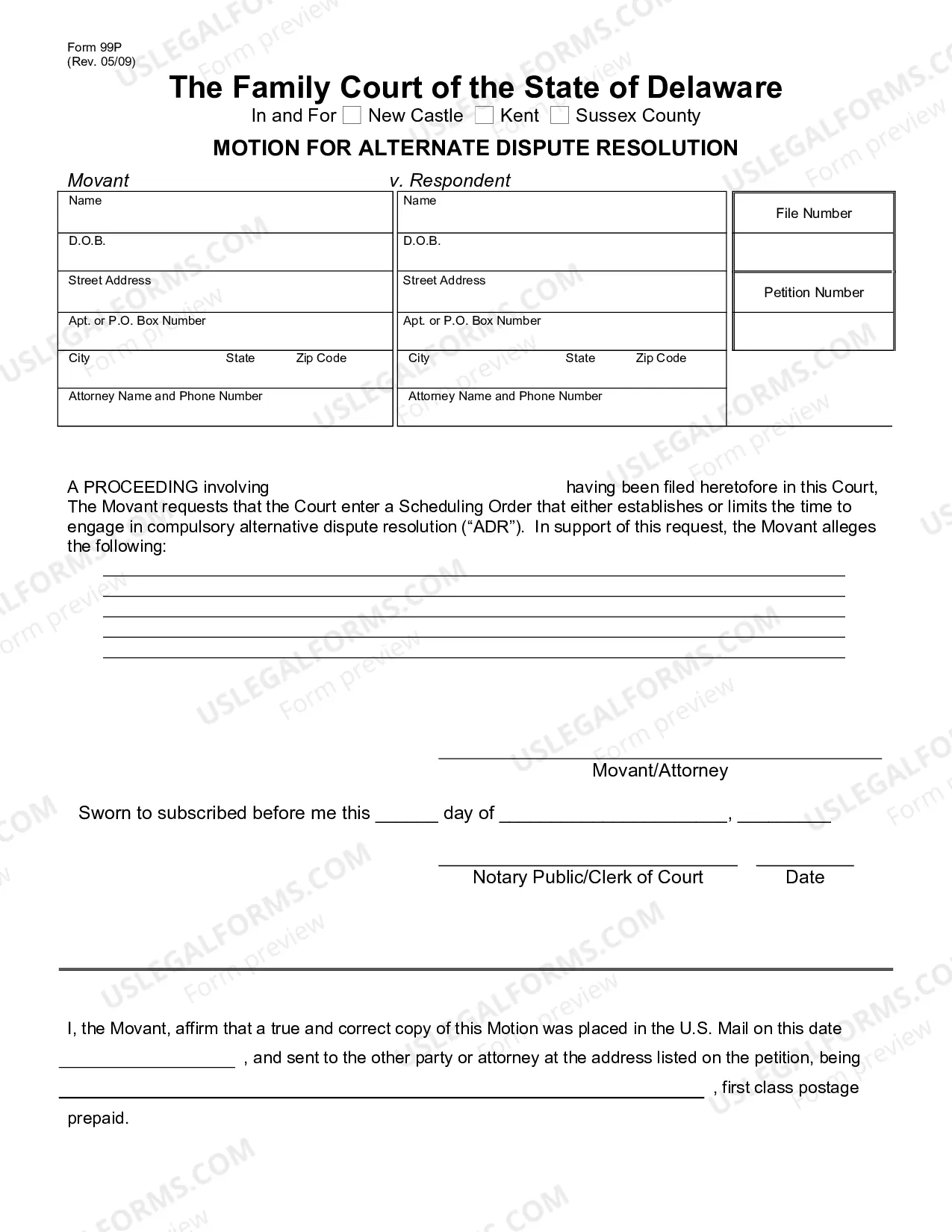 Preview ADR Motion Packet