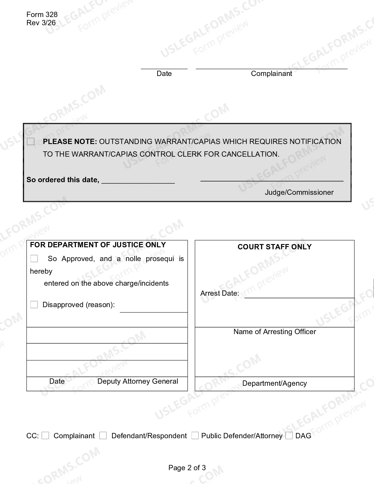 Preview Application to Withdraw Complaint