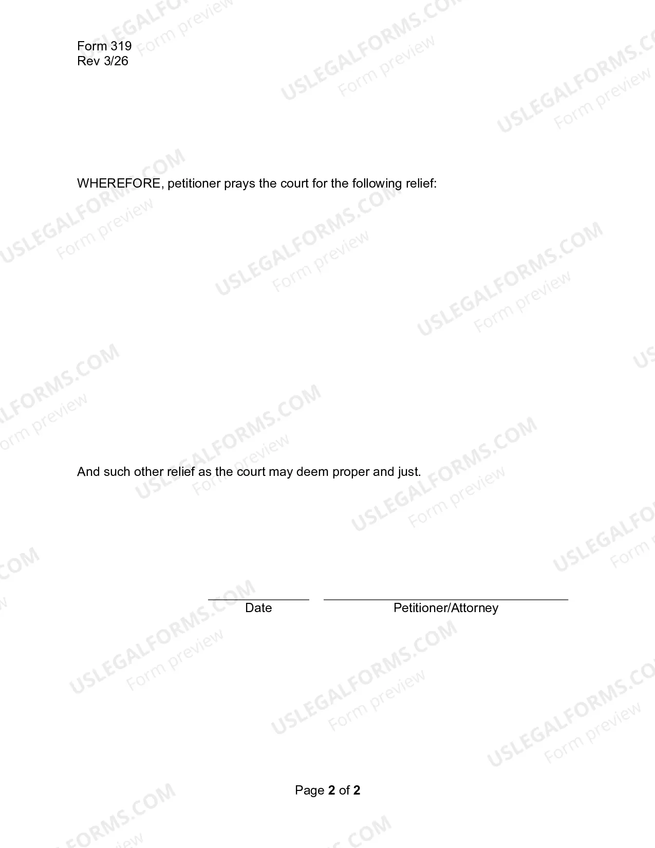 Preview Petition-Imperiling Family Relationships