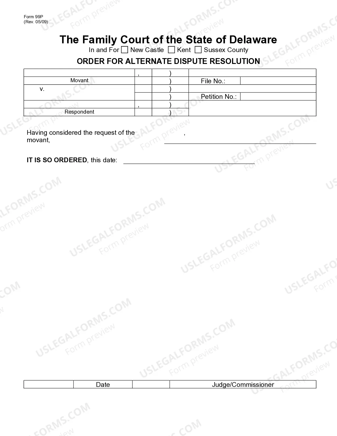 Preview Motion for Alternative Dispute Resolution