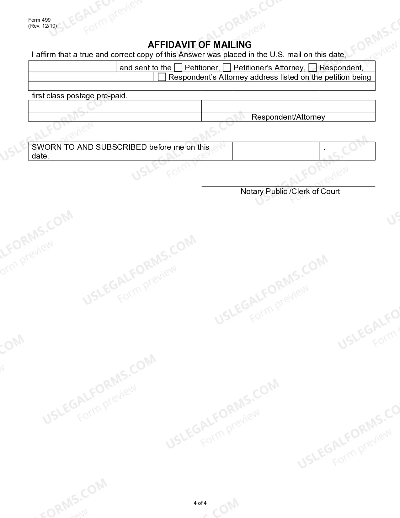 Preview Respondent's Answer