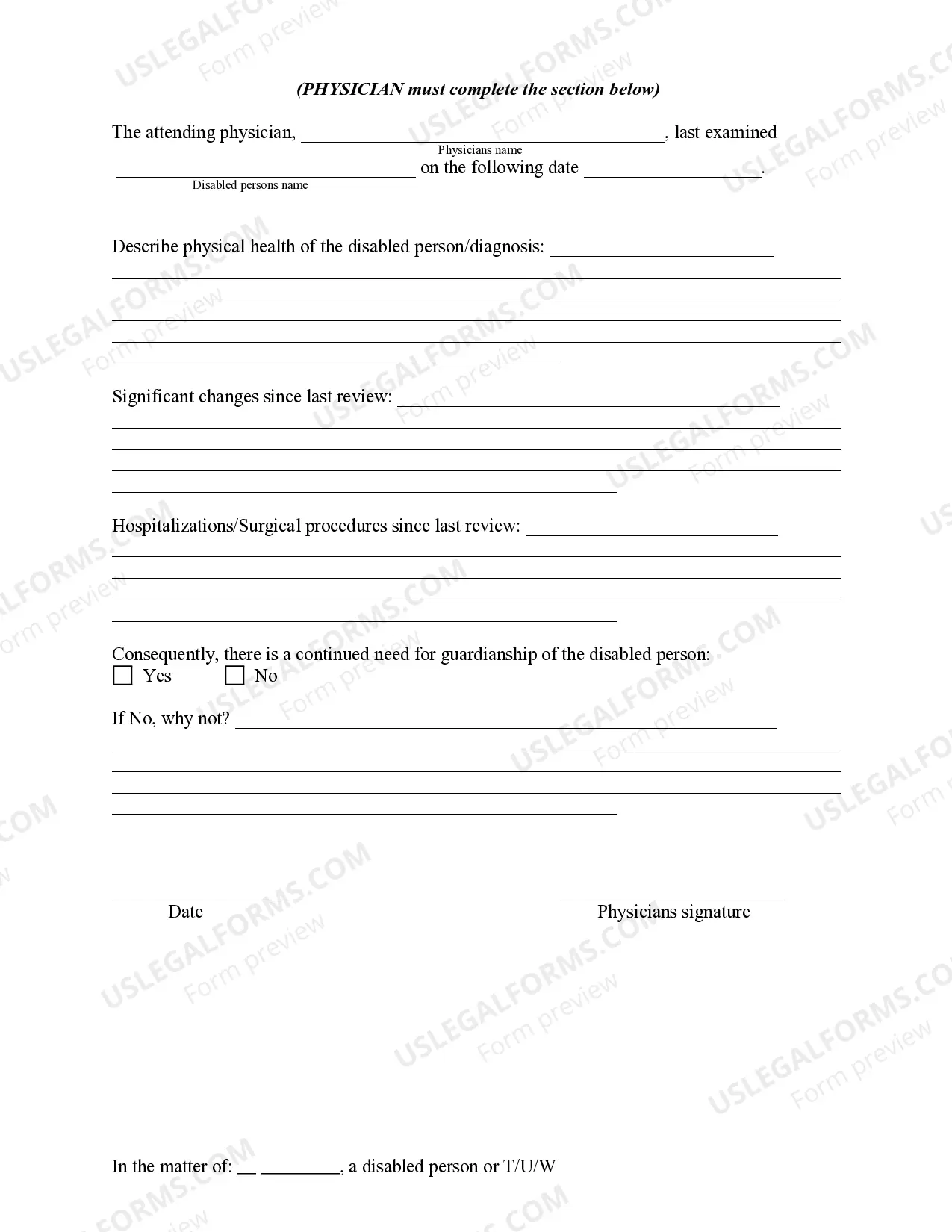 Preview Guardianship Accounting Packet - Fill-in Form