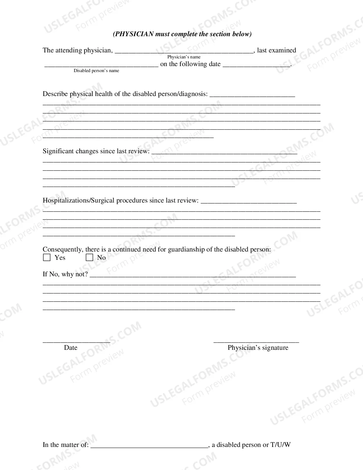 Preview Guardian's Account (not fillable - to print only)