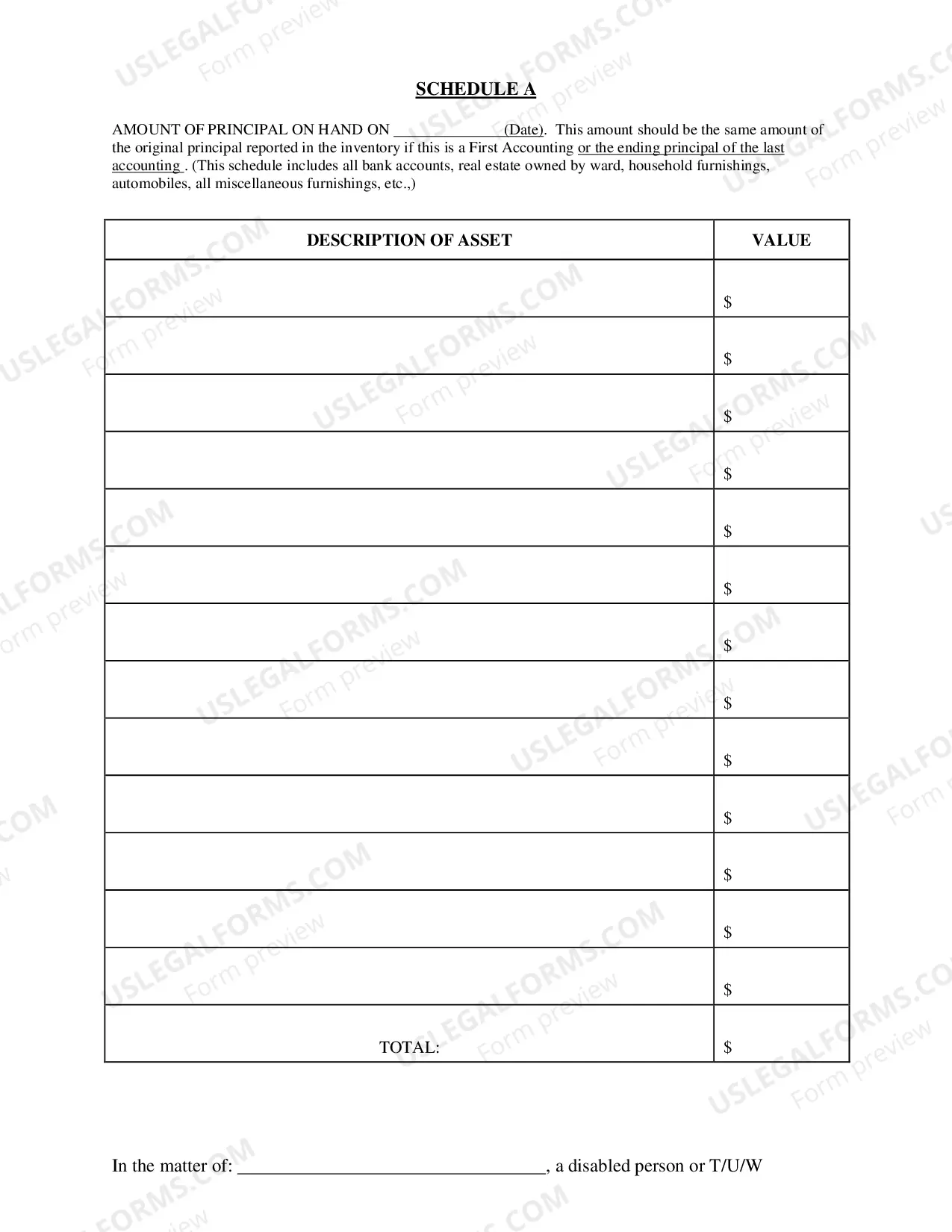 Preview Guardian's Account (not fillable - to print only)
