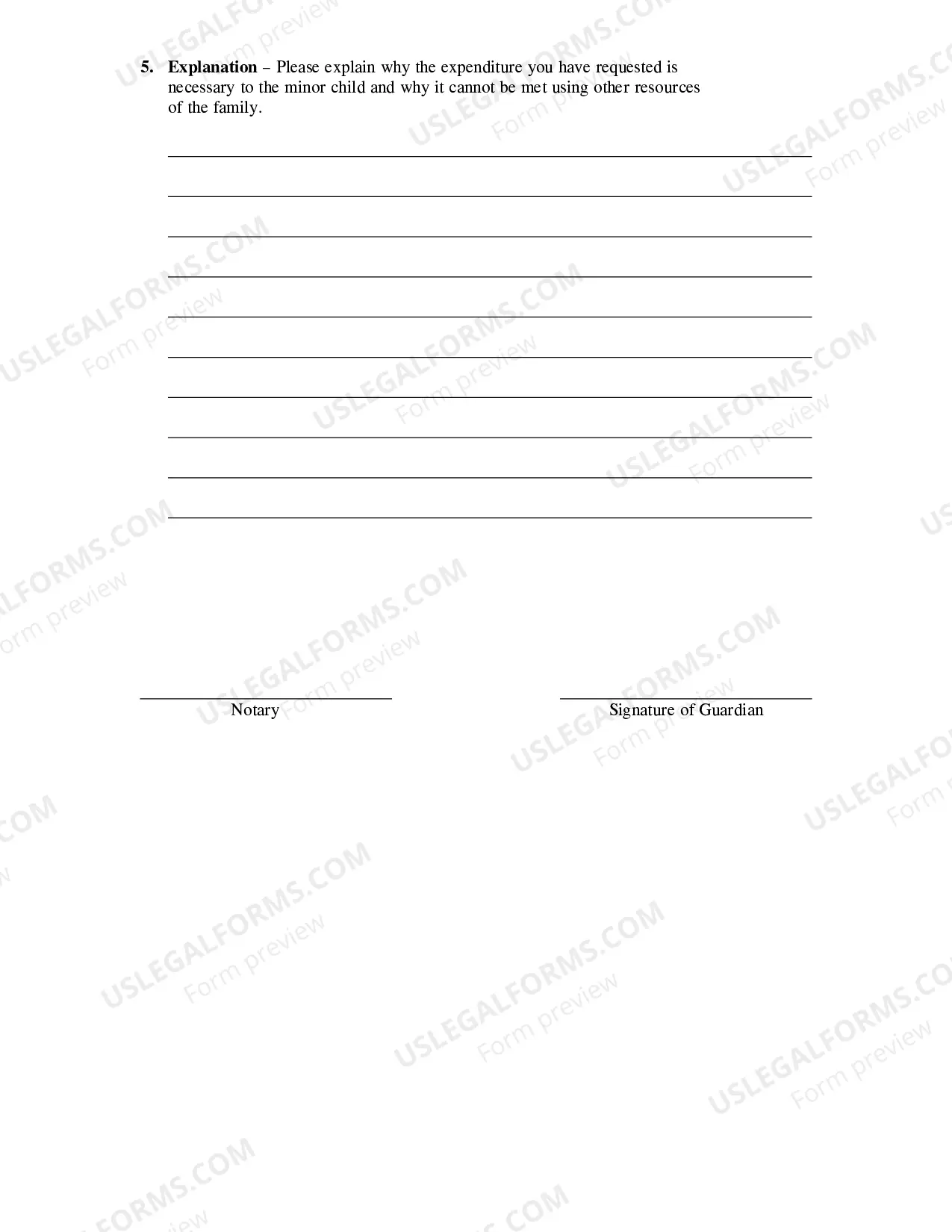 Preview Pro Se Financial Disclosure