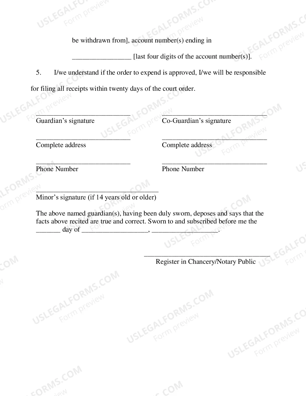 Preview Pro Se Petition To Expend Minor