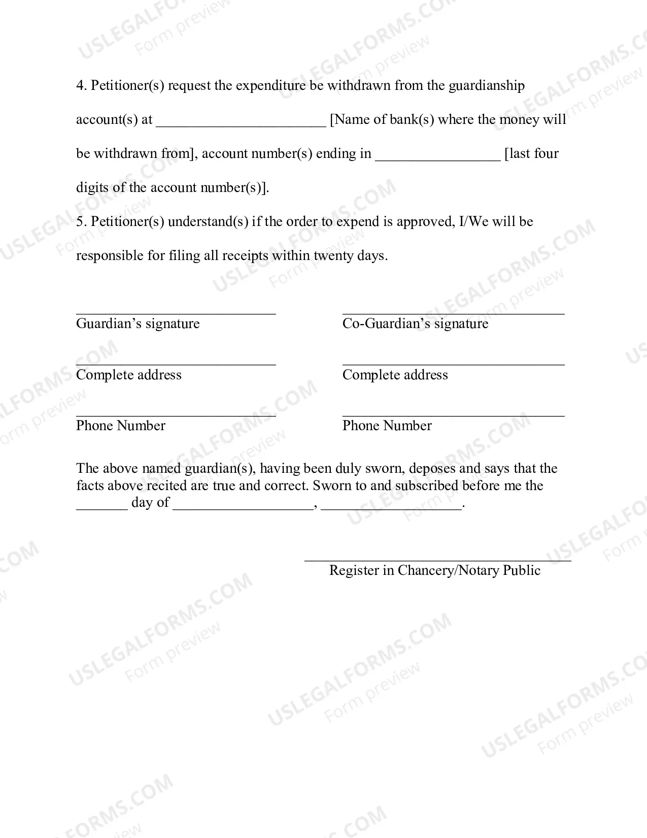 Preview Pro Se Petition To Expend For A Disabled Person