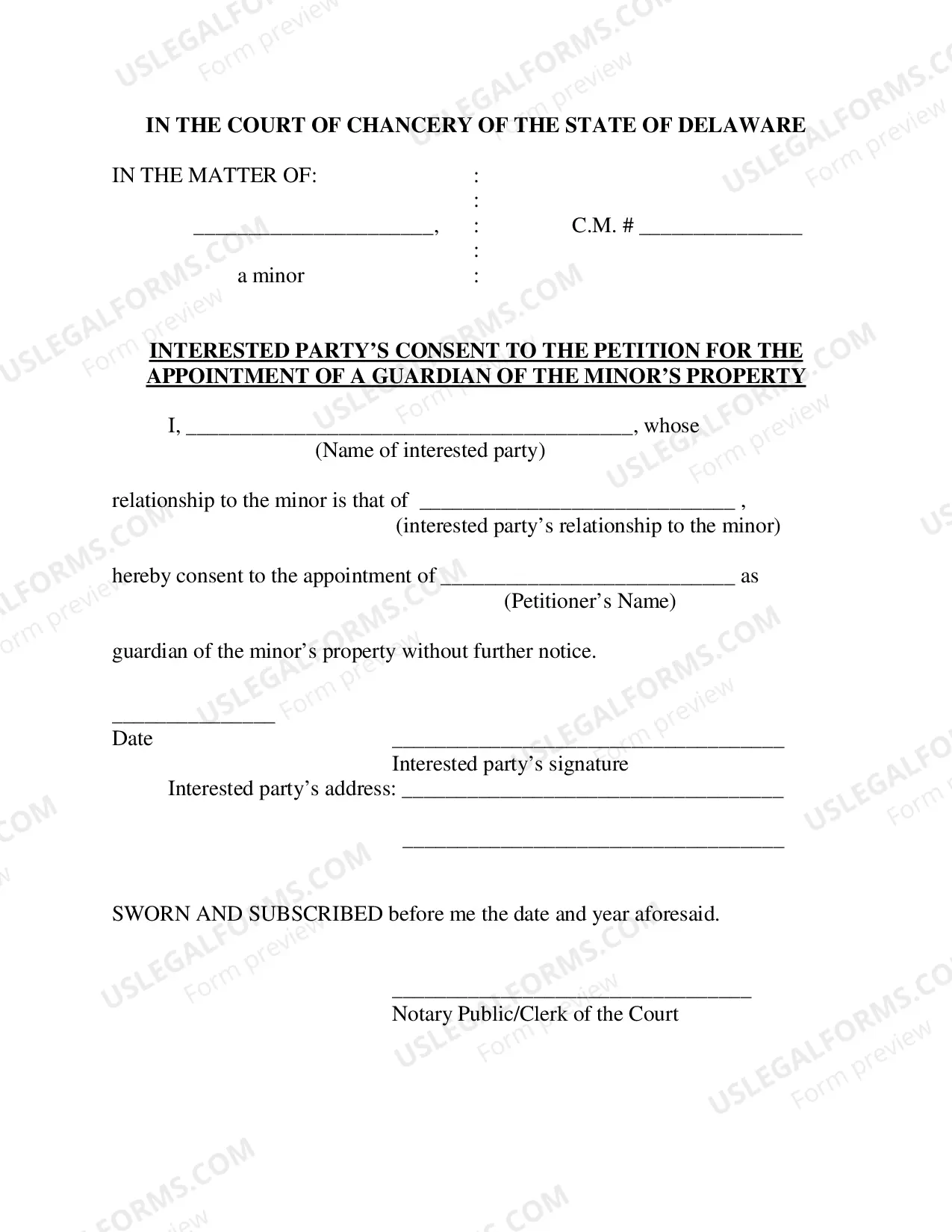 Preview Minors Limited Guardianship Petition