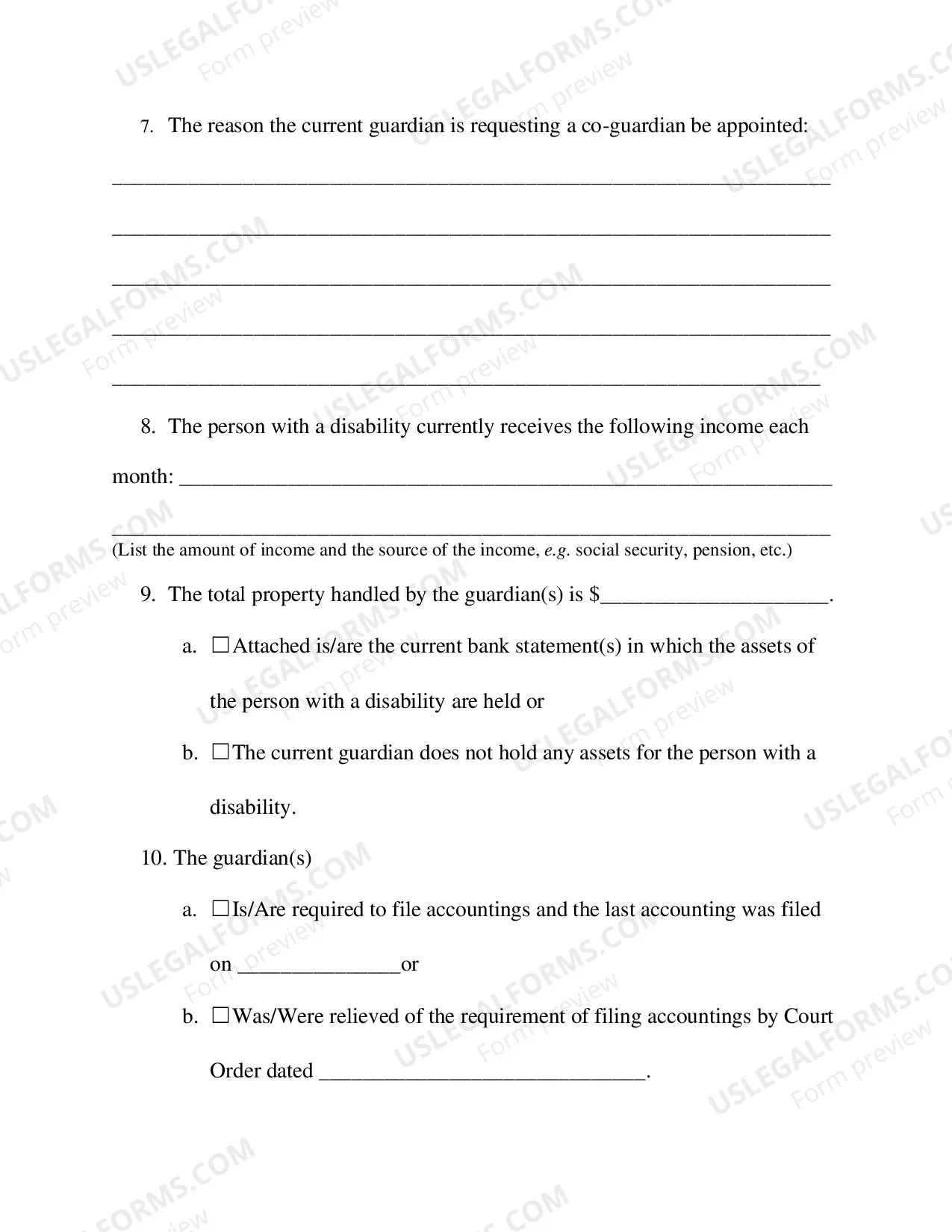 Preview Procedures for Filing a Petition to Add a Co-Guardian