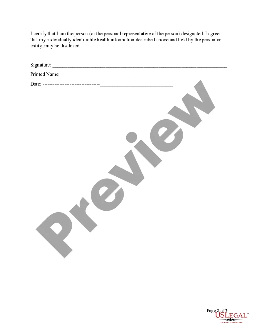 Preview Delaware Release and Authorization