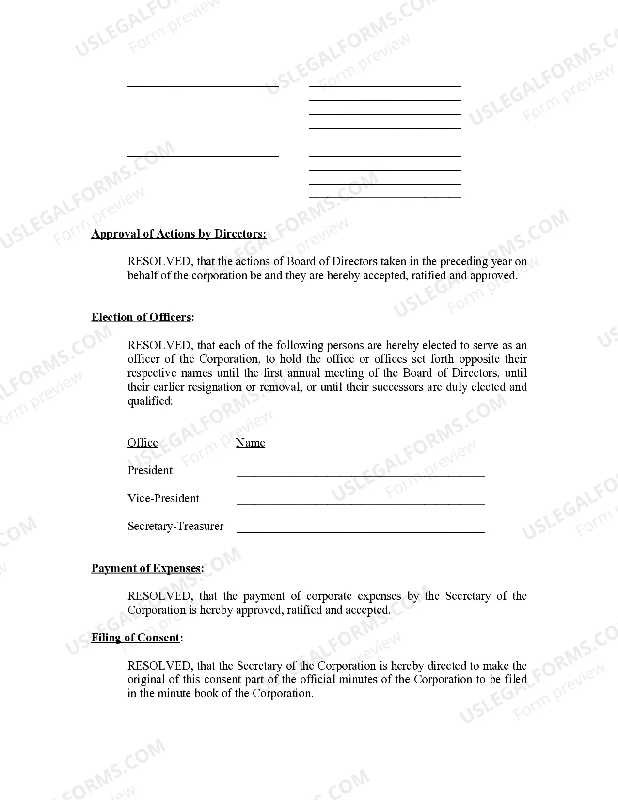 Preview Annual Minutes