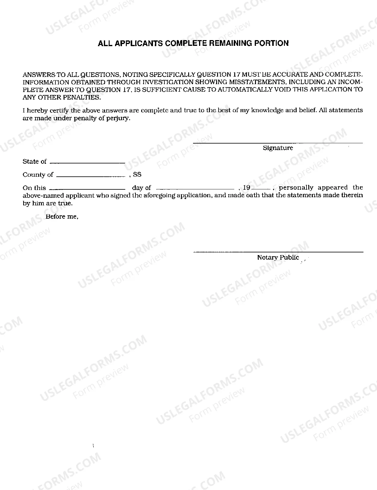Preview Application Individual