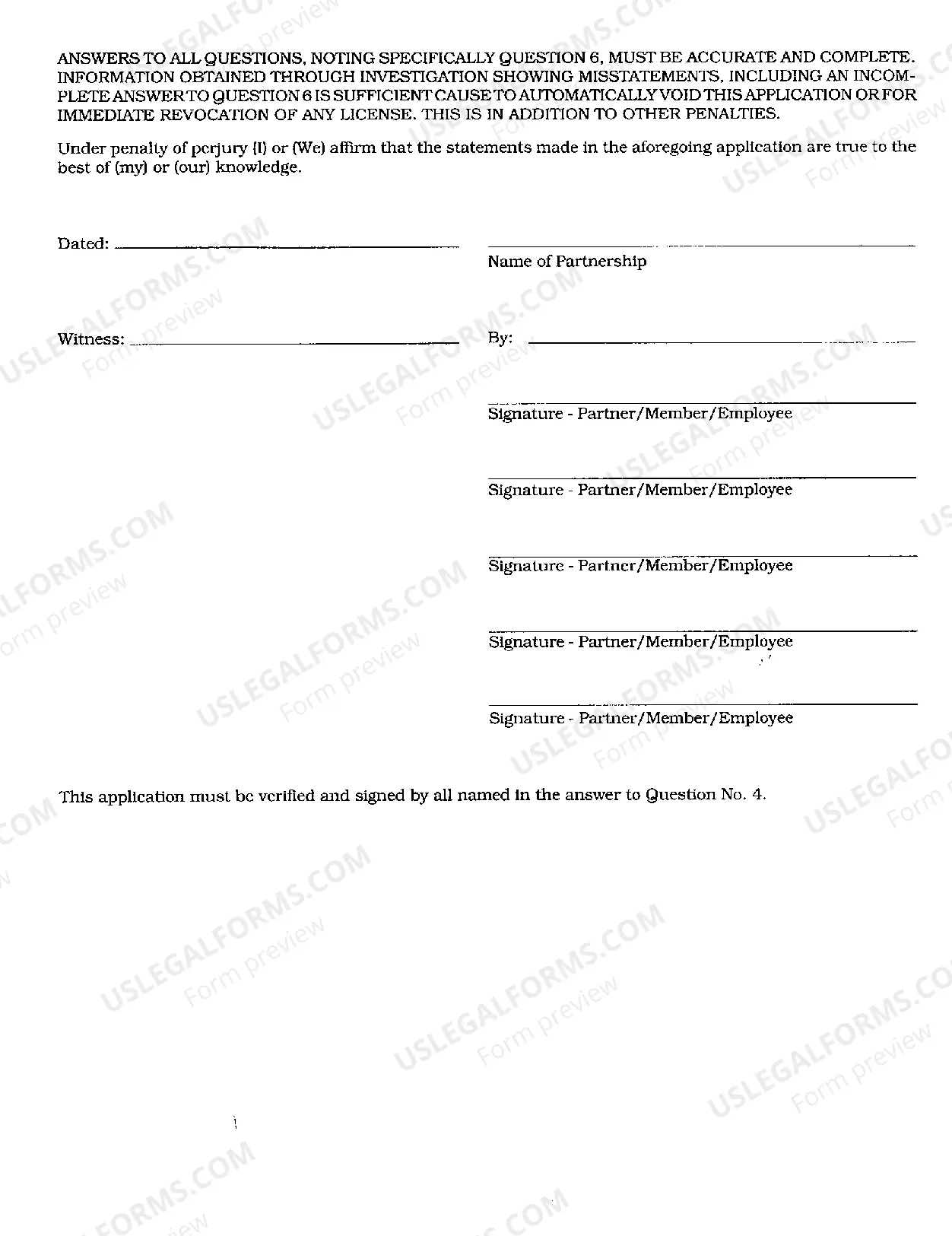 Preview Application Partnership