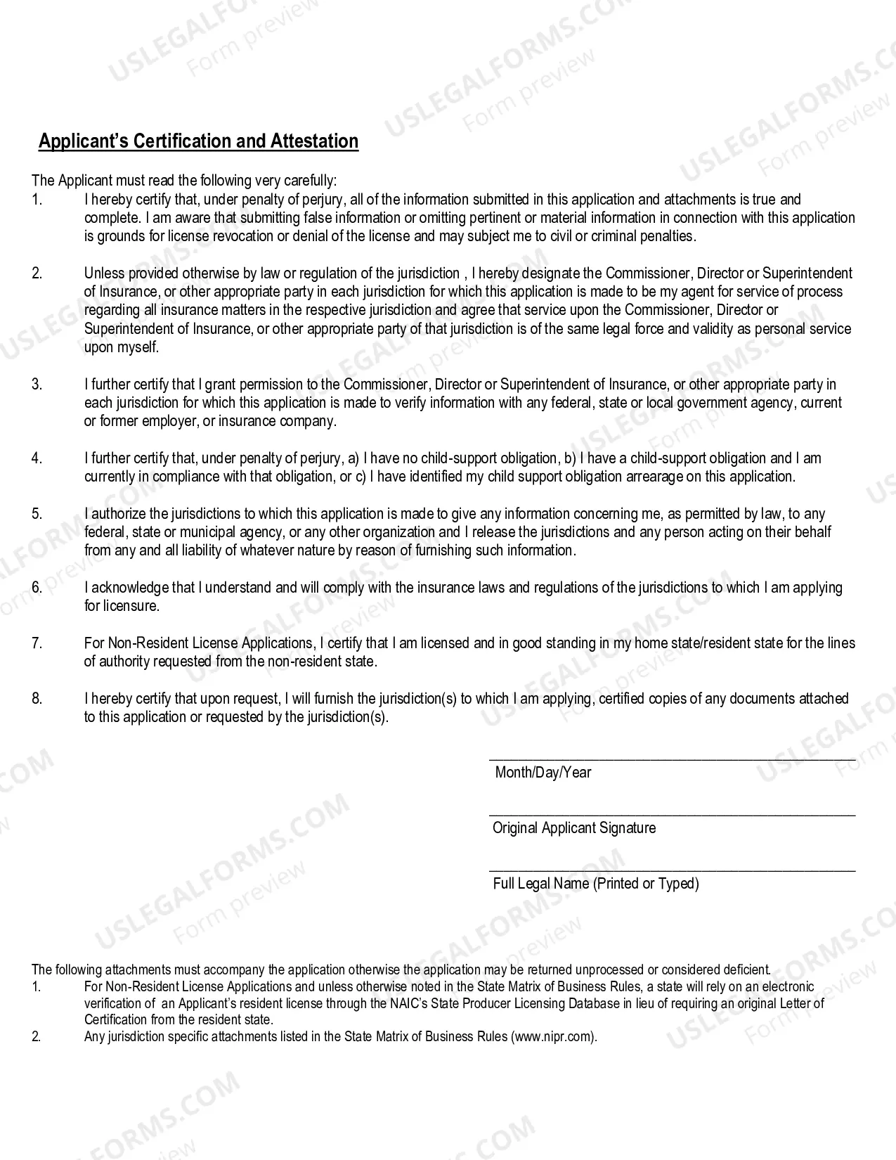 Preview 2A - Request for a Delaware Insurance License