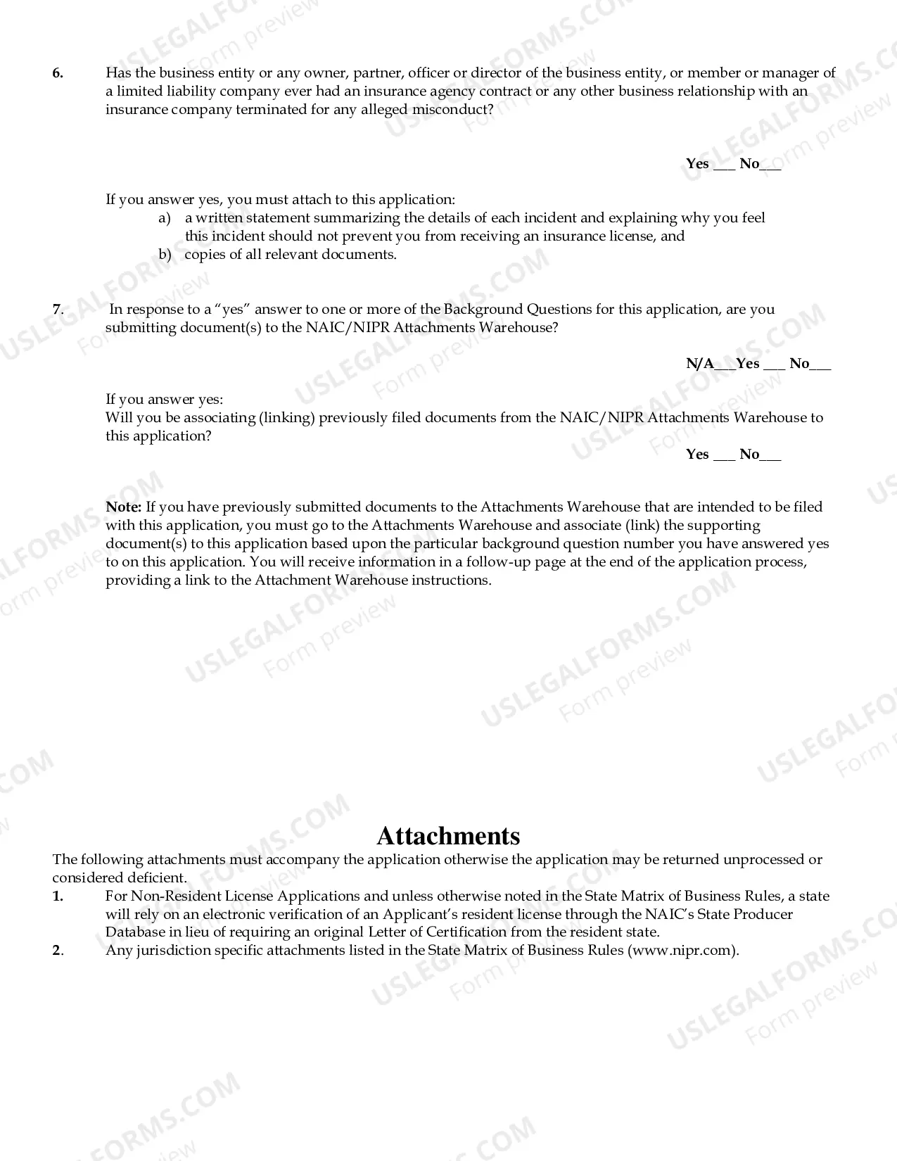 Preview 2B - Request for Agency Firm Insurance License