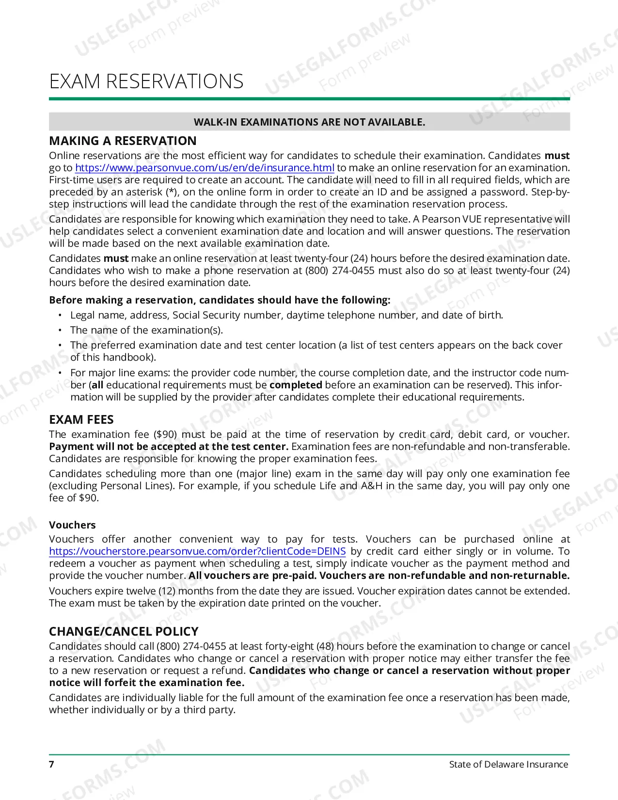 Preview Licensing Examination Candidate Handbook