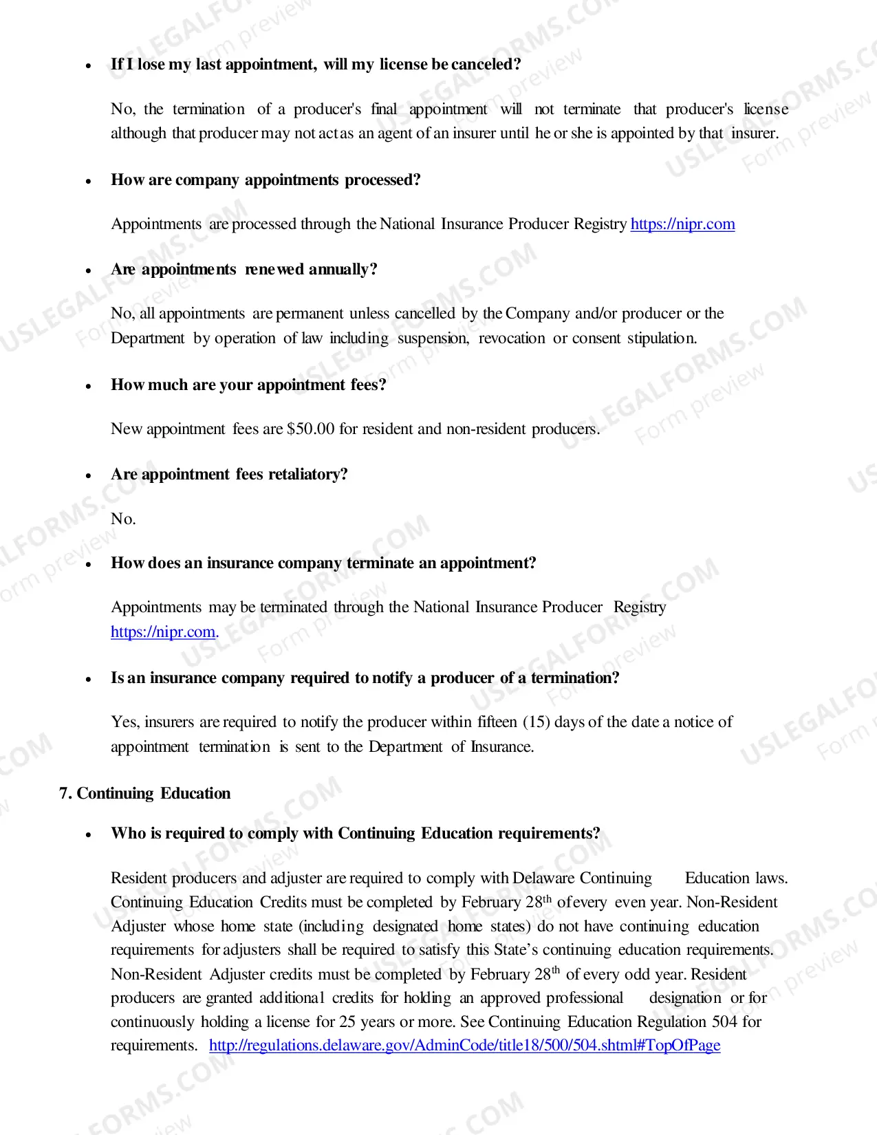 Preview Producer Licensing Laws FAQs
